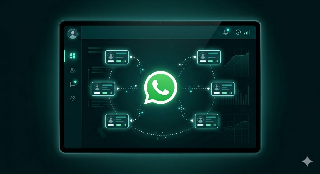 WhatsApp multi-tenant dashboard — each client connected to their own chatbot